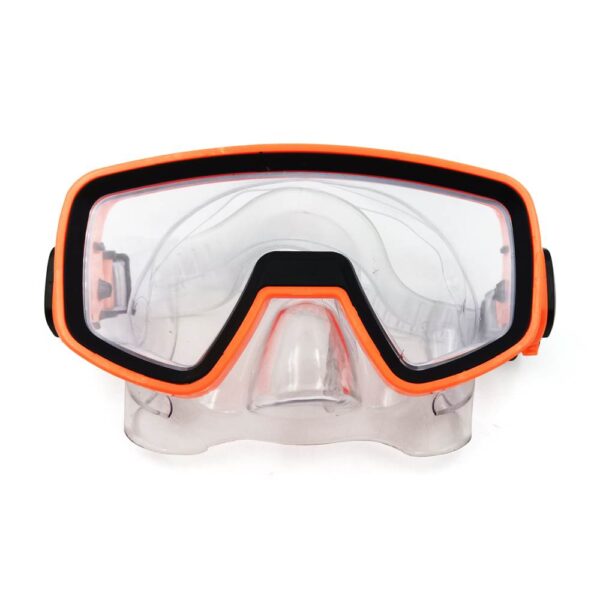 Swim Diving Mask Orange Frame