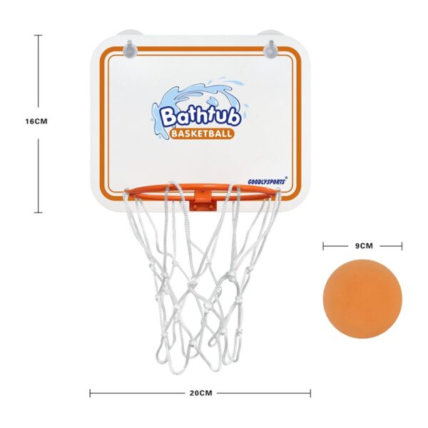 Bathttub Basketball with 3.5" Sponge Ball 1pc