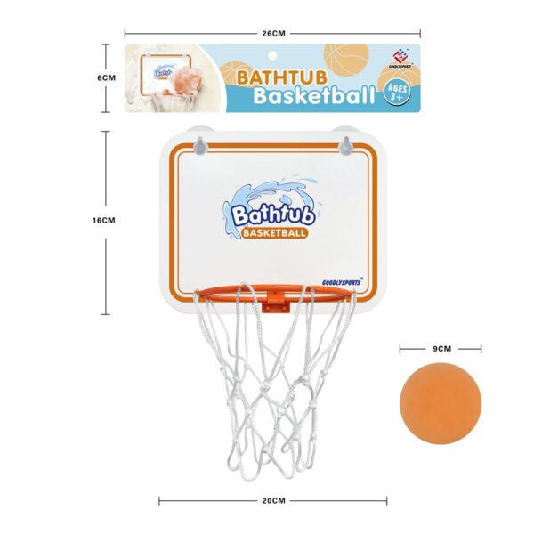 Bathttub Basketball with 3.5" Sponge Ball 1pc - Image 2