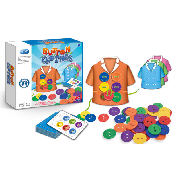 Interactive Casual Puzzle Game - Button Clothes - Image 2