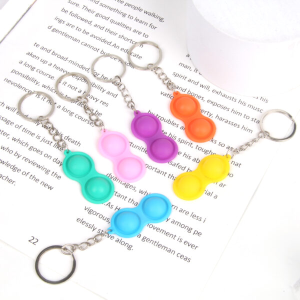 Snack toy_2 Bubbles Silicone Keychain - Image 10