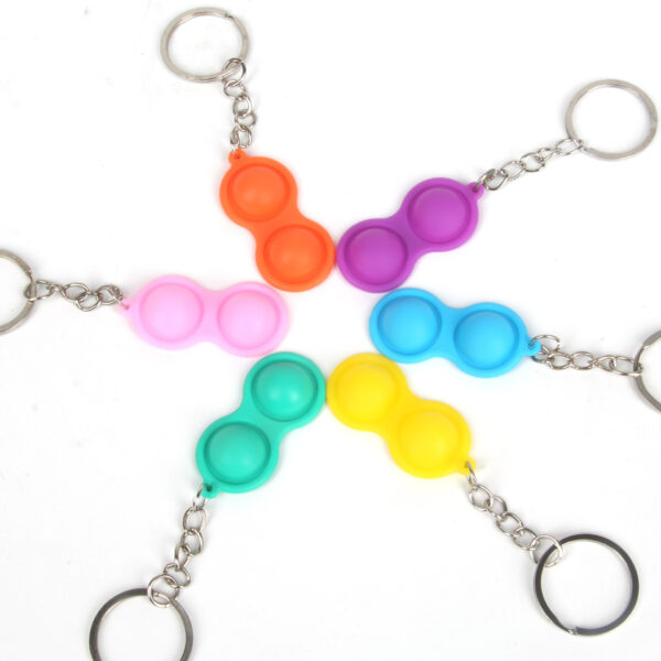 Snack toy_2 Bubbles Silicone Keychain - Image 9