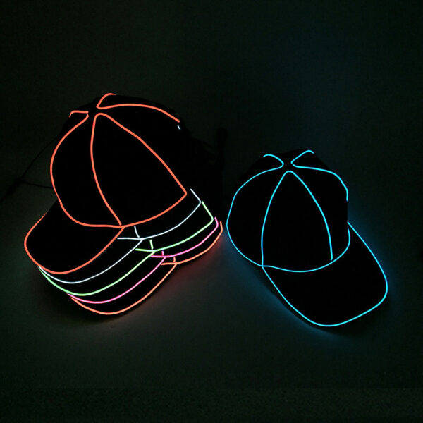 Led Flashing Glowing Baseball Cap - Image 2