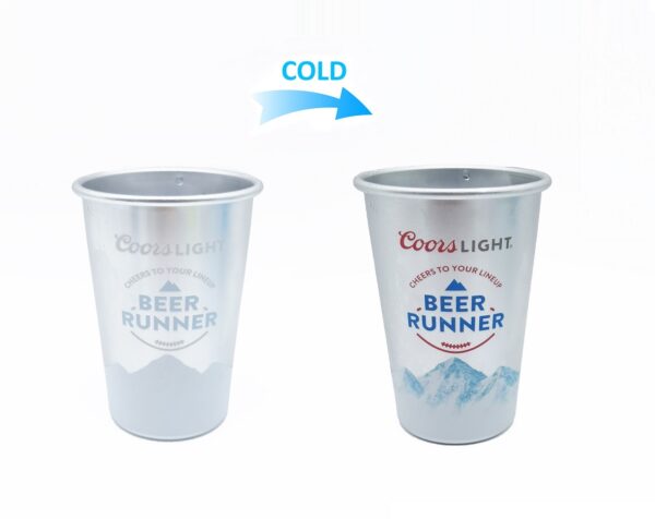 12Oz Cold Color Changing Cup Aluminum Tumbler