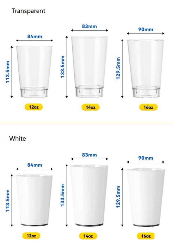 16oz Heat Transfer Printing Water Activated Light Up Cup - Image 6