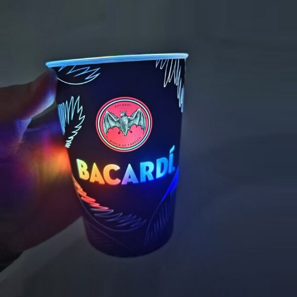 14oz Multi Colors Light Water Activated Light Up Cup - Image 4