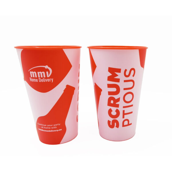 18oz PP Stadium Cup Pong Plastic Party Cup - Image 3