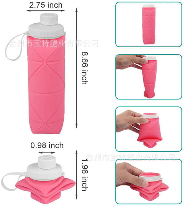 Silicone Collapsible bottle 600ML - Image 3