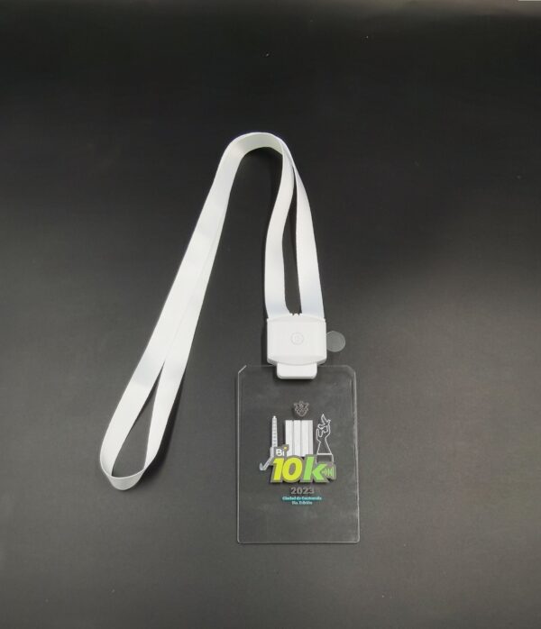 LED Light Up Lanyard Glow Light Badge Necklace - Image 2