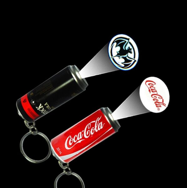 Coke Can Projector Key Chain