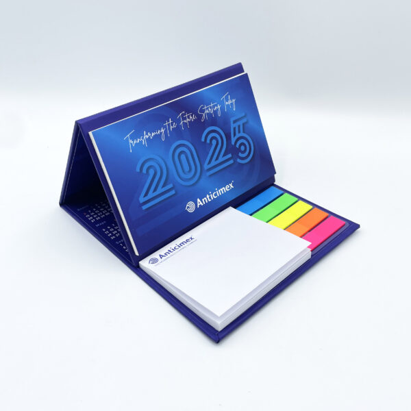 Promotional Calendar with Sticky Notes & Memo Pad - Image 2