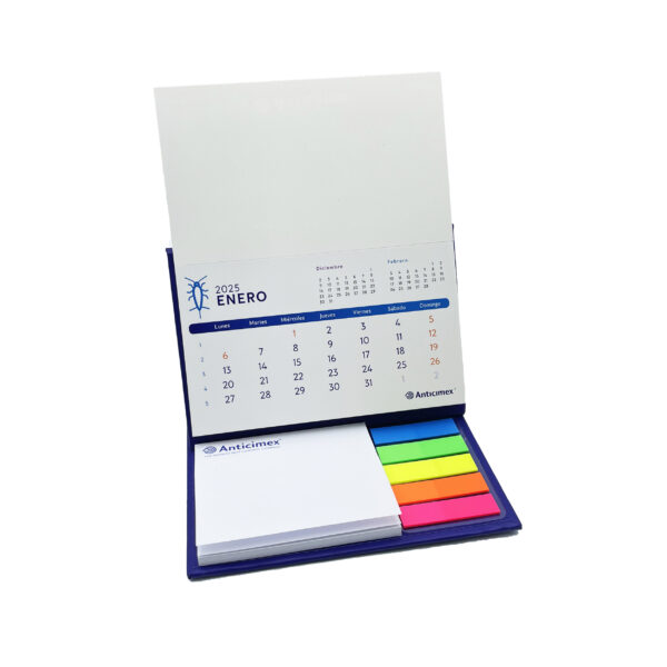 Promotional Calendar with Sticky Notes & Memo Pad - Image 4