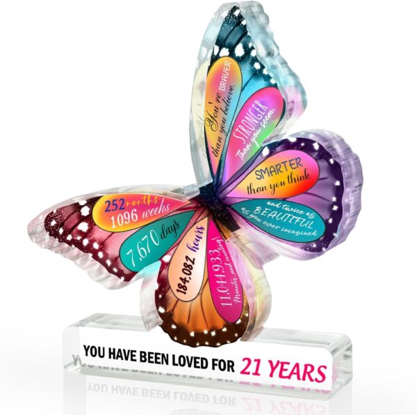 Acrylic Anniversary Desktop Souvenir Buttery Ornaments - Image 2