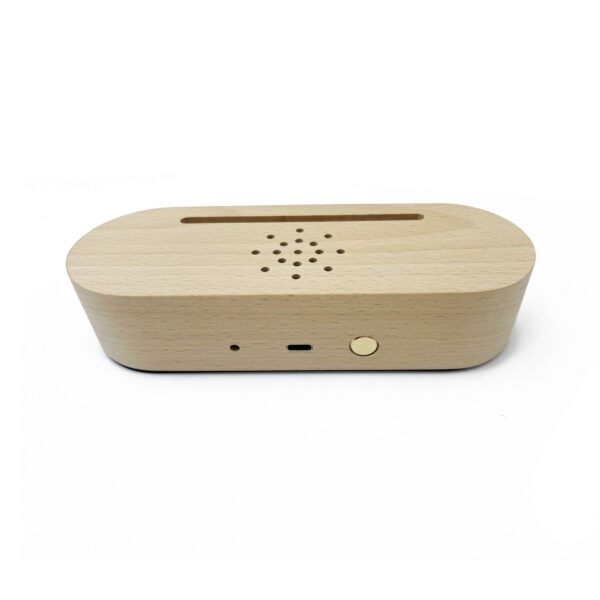 Wooden Bluetooth Speaker with Light Up Memo Board - Image 5