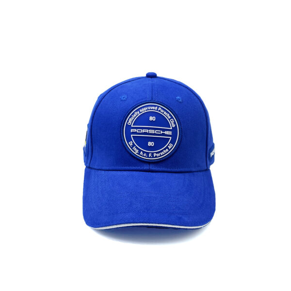 Cotton Cap with Silicone Logo Stitched