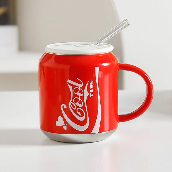 12oz Ceramic Soda Can Cool Cup