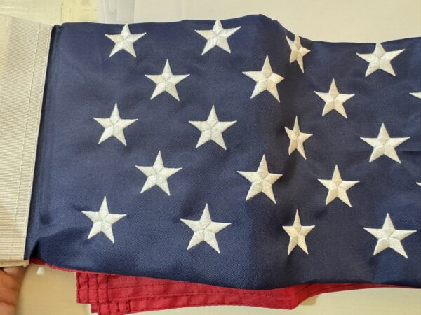 USA Flag with embroider artwork（single side） - Image 2