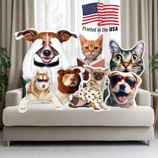 Print in USA Custom 10inch Pet Decorative Pillow - Image 2