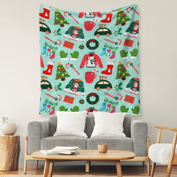 Print in USA 220gsm Custom Flannel Blanket 30x40 in - Image 4