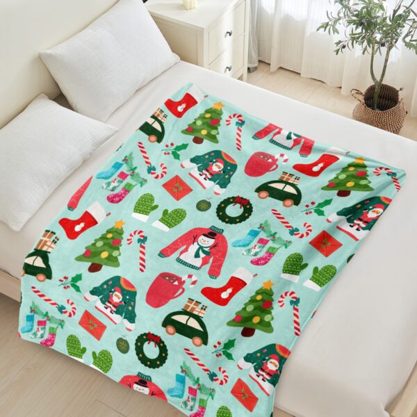 Print in USA 220gsm Custom Flannel Blanket 30x40 in - Image 5