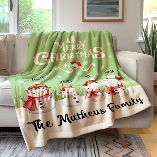 Print in USA 280gsm Custom Flannel Blanket 50x60 in - Image 3